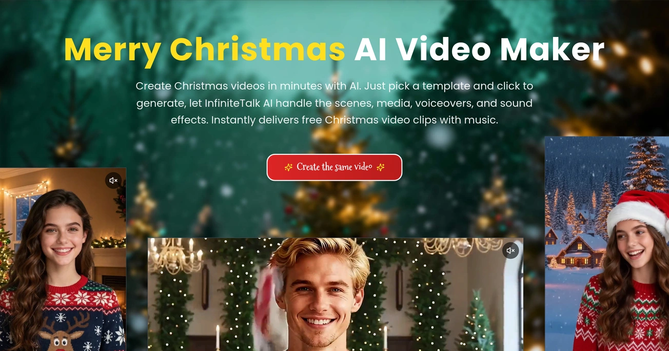 Merry Christmas AI Video Maker