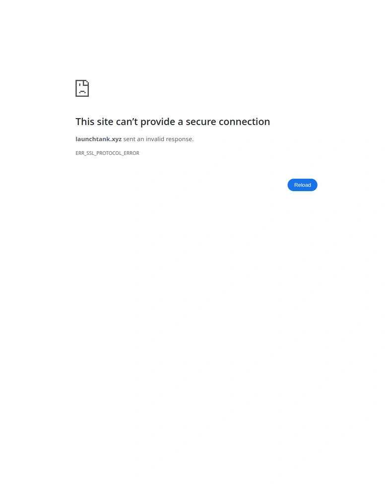 LaunchTank — landing page