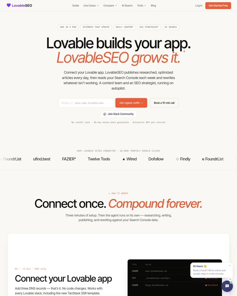 LovableSEO — landing page