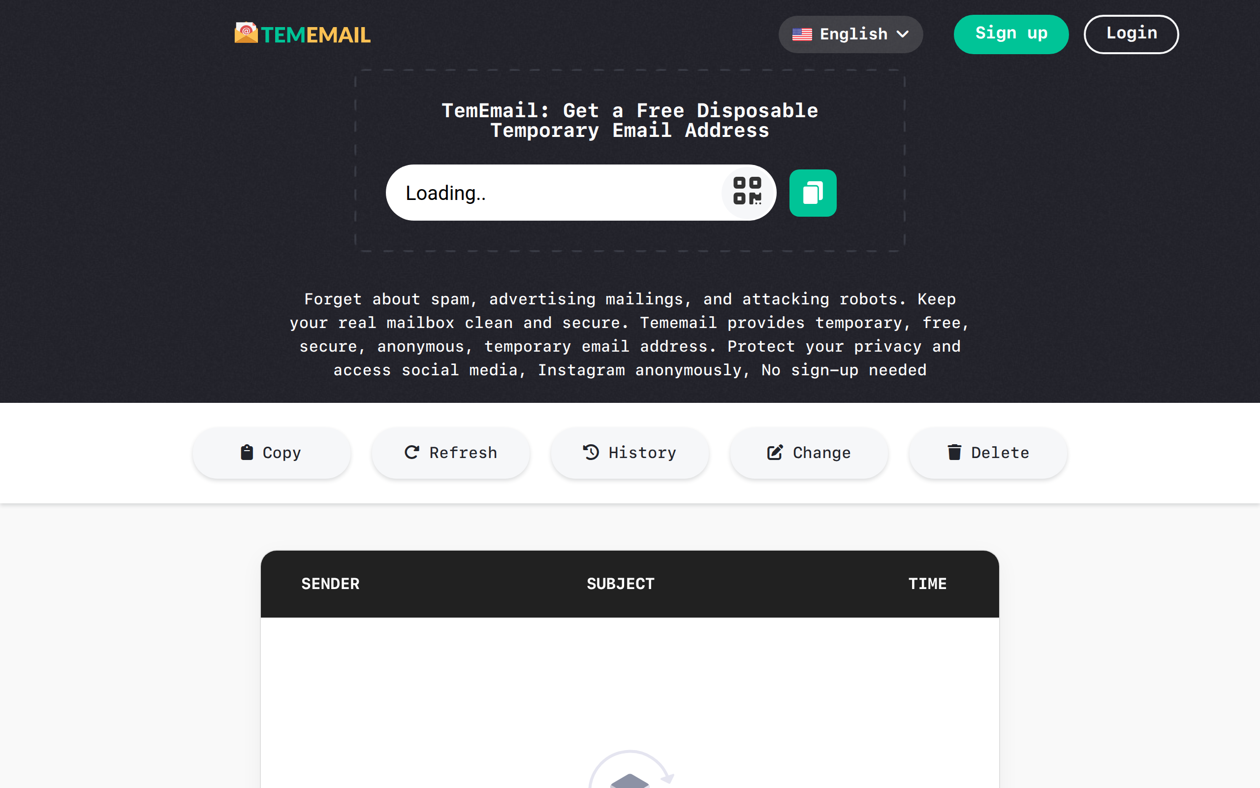 Tememail